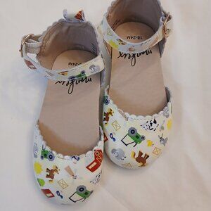 Monkey Feet Shoes Size 12-18 month Leather, Farm- Themed Shoes